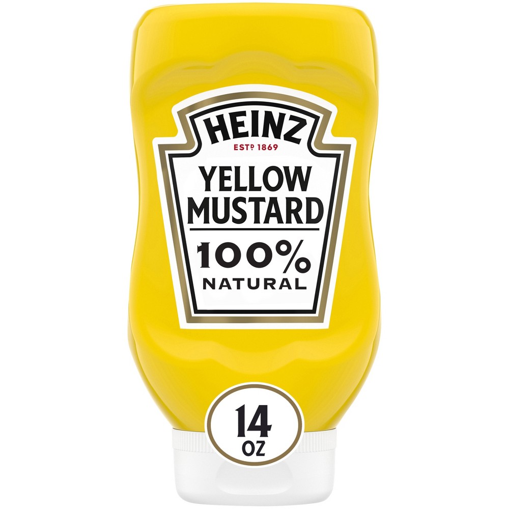 UPC 013000002127 product image for Heinz Yellow Mustard - 14oz | upcitemdb.com