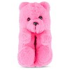 Love 83 3D Plush & Comfy Pastel Collection Teddy Bear Novelty Slipper - Makes A Great Holiday & Birthday Present - 3 of 4