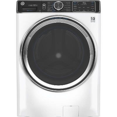 GE 5.0 CU. FT. Capacity Front Load Smart Steam Washer, White GFW850SSNWW