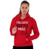 Funny Merry Christmas Presents Pun Hoodie Sweatshirt Women Men Brisco Brands - 3 of 4