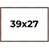 PosterPalooza | Classic Modern Brown Picture Frame - UV Acrylic, Backing Board, Hanging Hardware Included - 2 of 4