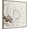 Amanti Art Golden Line Flower II by Alex Black Framed Canvas Wall Art - 3 of 4