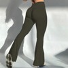 DOMETOUR Bootcut Flare Leggings for Women Tummy Control High Waist Scrunch Butt Leggings Wide Leg Yoga Pants - 3 of 4