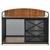 42" Furniture Style Large Dog Crate - Farmhouse Wooden Kennel Indoor End Table for Large & Medium Breed Dogs, Decorative Pet House - 4 of 4
