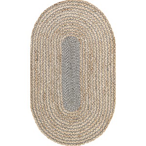 Nuloom Braided Draya Jute Indoor Area Rug - 1 of 4