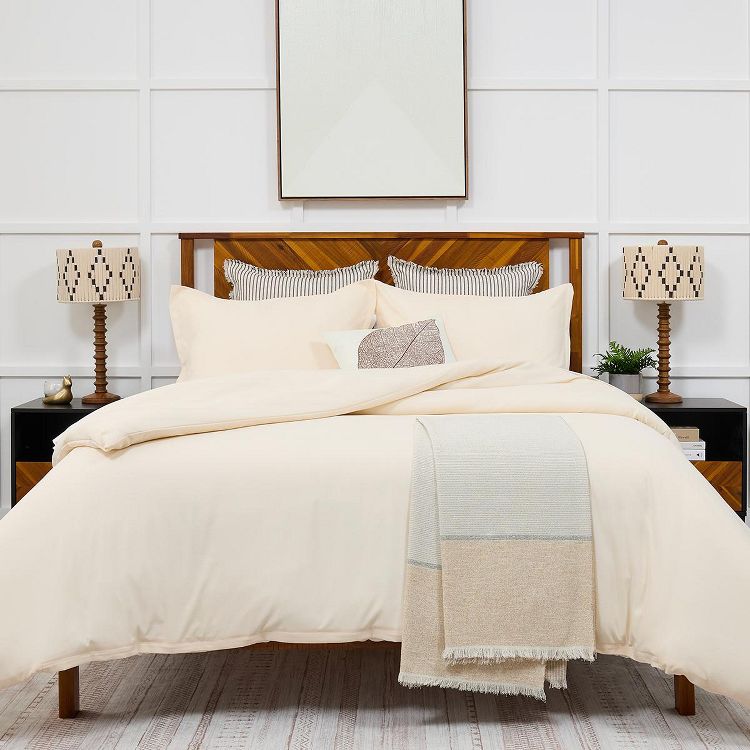 Cosy House Collection Luxury Rayon Derived from Bamboo Duvet Cover Set, 2 of 14