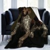 German Shorthaired Pointer Dog Lovers Flannel Blanket - Charming Realistic Two Dogs Design, Cozy Home Decor Gift for Pet Owners. - 2 of 4