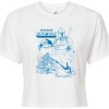Women's - Star Wars - The Mandalorian Mando Sketchy Cropped Graphic T-Shirt - 2 of 4