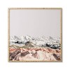 Iveta Abolina Pastel Mountains Bamboo Framed Wall Art - Deny Designs - 2 of 3