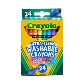 Eight Large Washable Crayons