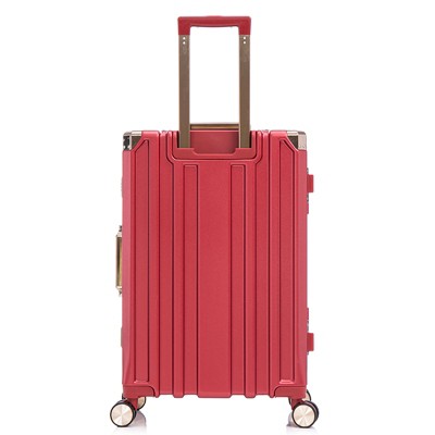 Vynxaria 3-Piece Luggage Set (20/24/28) Stylish PC+Aluminum Frame Password Lock for Travel