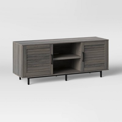 Storage TV Stand for TVs up to 55" Gray - Threshold™