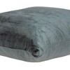 Parkland Collection,Garnet Solid Throw Pillow - 3 of 4
