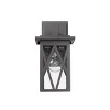 Chloe Lighting Anthony Transitional 1 Light Textured Black Outdoor Wall Sconce 12" Tall - 4 of 4