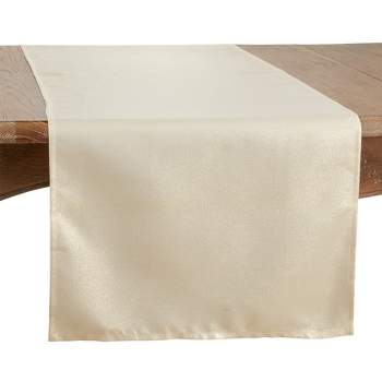Saro Lifestyle Dining Table Runner With Shimmering Design
