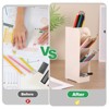 Unique Bargains PVC Space Saving 5 Slots Design Marker Organizers 3.6" x 8.1" 2 Pcs - 4 of 4