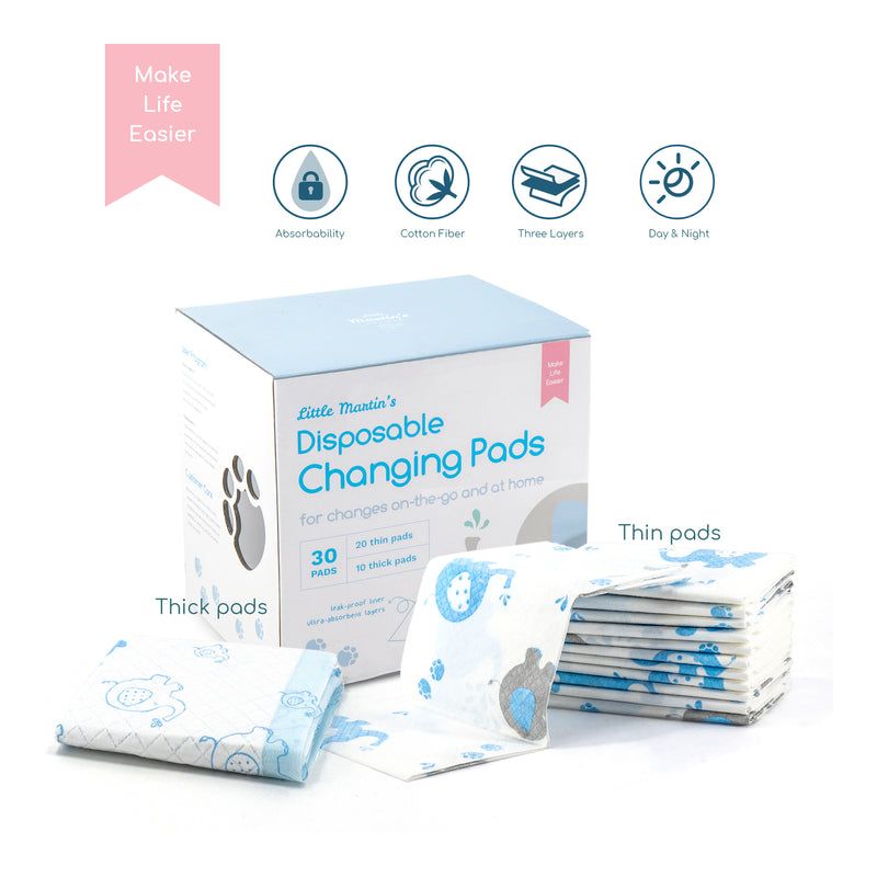 Little Martin's Disposable Changing Pads - 30 Counts, 1 of 7