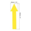 Unique Bargains Waterproof Removable Adhesive Wall Marking Arrow Stickers 4 Inch Yellow 90 Pcs - 2 of 4