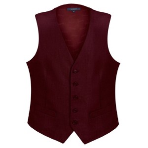 Gioberti Men's Formal Suit Vest Fit for Business or Casual Dress - 1 of 3