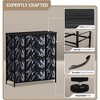 Sorbus Dresser with 12 Drawers - Chest Organizer Unit with Steel Frame Wood Top and handle - Black Frame Black Marble - 4 of 4