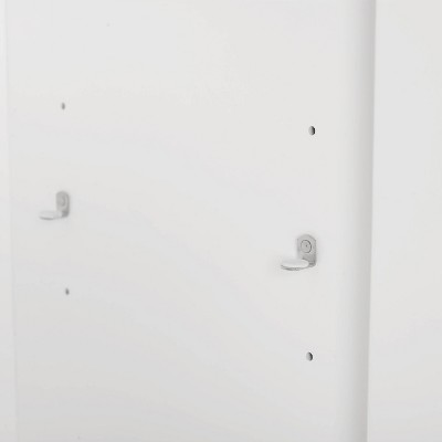 Milo 84" White Woven Entertainment Center with Cabinets