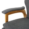 Braant Mid-Century Fabric Rocker - Christopher Knight Home - 3 of 4