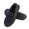 Men's Slippers Moccasin Plush Lined House Shoes Fuzzy Furry - 3 of 4