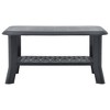 vidaXL Coffee Table Anthracite 35.4 in.x23.6 in.x18.1 in. Plastic - 3 of 4