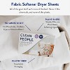 The Clean People Fabric Softener Sheets - Dryer Sheets - Softens & Removes Static Cling - Vegan Laundry Softener With Essential Oils - 3 of 4