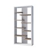 PAGED Ladder Bookshelf Wooden Storage Display Stand Shelf with Open-Back Design for Home Office, Study - 2 of 4