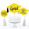 Big Dot of Happiness Yellow 2026 Graduation Party Centerpiece Sticks - Table Toppers - Set of 15 - 3 of 4