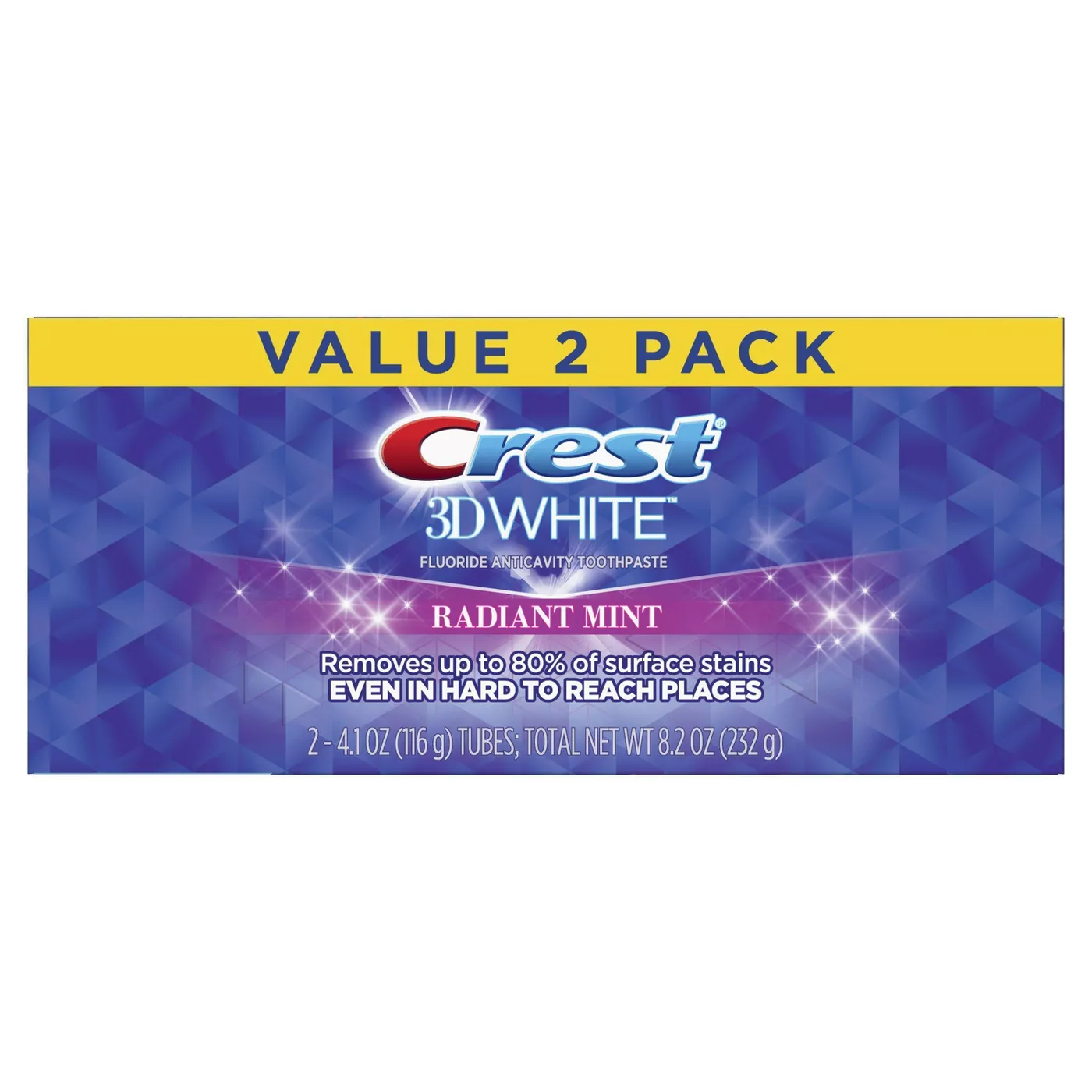 3D White Whitening Toothpaste, Radiant Mint - 4.1oz
