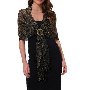 INSPIRE CHIC Women's Fashion 100% Polyester Pashmina Shawls 1 Pc - 1 of 4