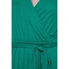 WEST K Women's Georgia Faux-Wrap Maxi Dress with High-Low Hem and Tie Waist - 3 of 3