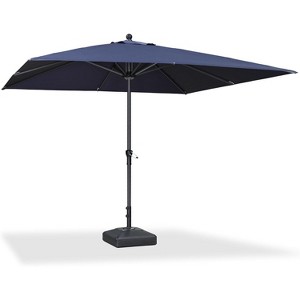 PURPLE LEAF Patio Umbrella Outdoor Table Umbrella Aluminum Frame Market Umbrella Sun Umbrella with 8 Sturdy Ribs - 1 of 1