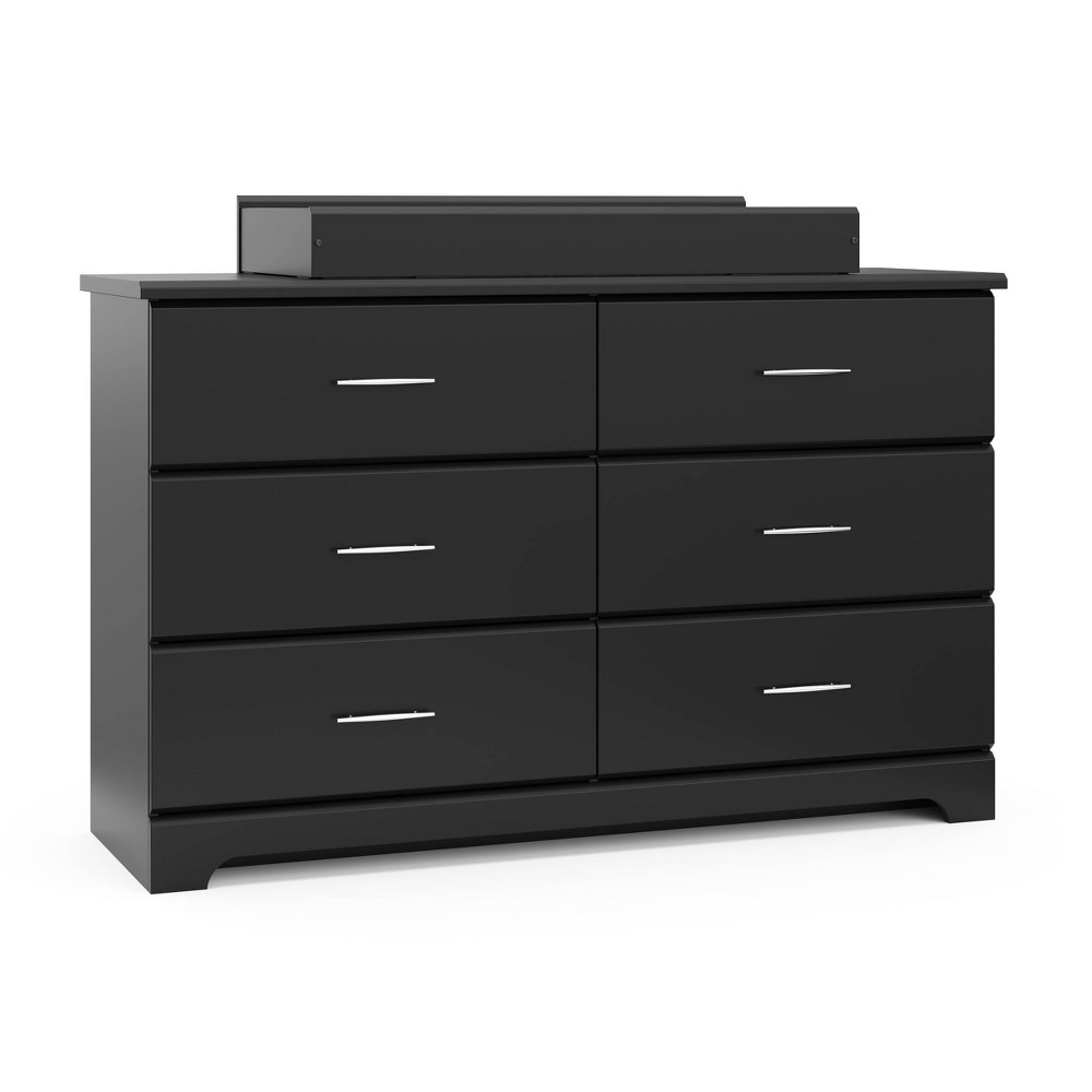 Photos - Dresser / Chests of Drawers Storkcraft Brookside 6 Drawer Dresser with Changing Topper and Changing Pa