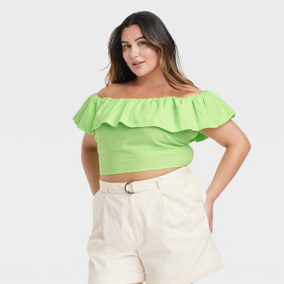 linen blouse target