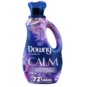 Downy Infusions Calm Liquid Fabric Softener - Lavender & Vanilla Scent -  48 fl oz