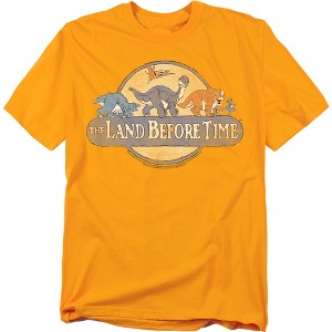 Land Before Time Retro Logo Adult T-Shirt - 1 of 4