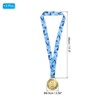 Unique Bargains Corrosion-resistant Strong Durable Zinc Alloy Sports Award Medals 3 Pcs 2.56" - 2 of 4