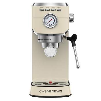 CASABREWS Compact 20 Bar Espresso Machine with 34oz Removable Water Tank