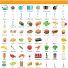 105-Piece Turquoise Kitchen & BBQ Camping Playset - Pretend Cookware, Veggies Play Food - 2 of 4