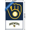 Trends International MLB Milwaukee Brewers - Logo 22 Unframed Wall Poster Prints - 3 of 4