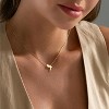 14K Gold/Sterling Silver Cross Heart Necklace - Waterproof Non-Tarnish Christian Jewelry Gift - 3 of 4