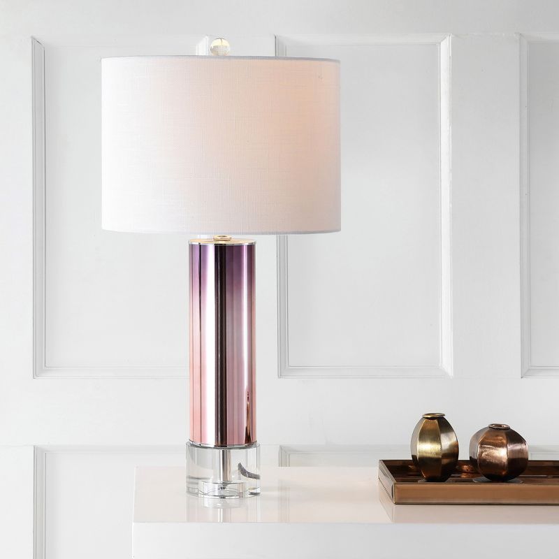 JONATHAN Y Edward Glass/Crystal LED Table Lamp, 2 of 9