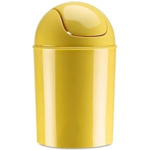 Umbra 1.25 Gallon Mini Trash Can with Removable Swing Lid – Small Garbage Bin for Indoor Spaces – Fits Under Desks & Counters - 1 of 4