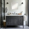 Amanti Art Incline Beveled Wood Framed Bathroom Vanity Wall Mirror - 4 of 4