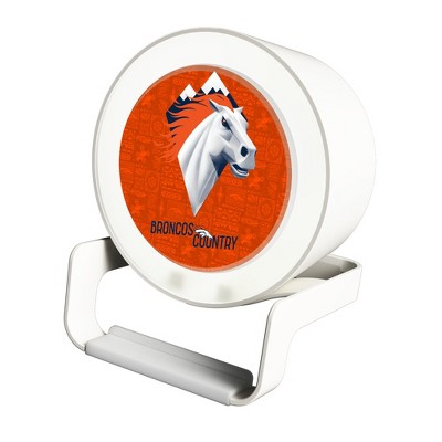 Keyscaper Denver Broncos 2024 Edition Night Light Charger and Bluetooth Speaker