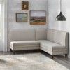 Lifestorey Phillips 3pc Upholstered Breakfast Nook Set Beige - 2 of 4