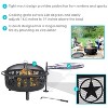 Sunnydaze Outdoor Portable Camping or Backyard Steel Large All Star Fire Pit Bowl with Spark Screen and Cooking Grate - 30" - Black - 4 of 4